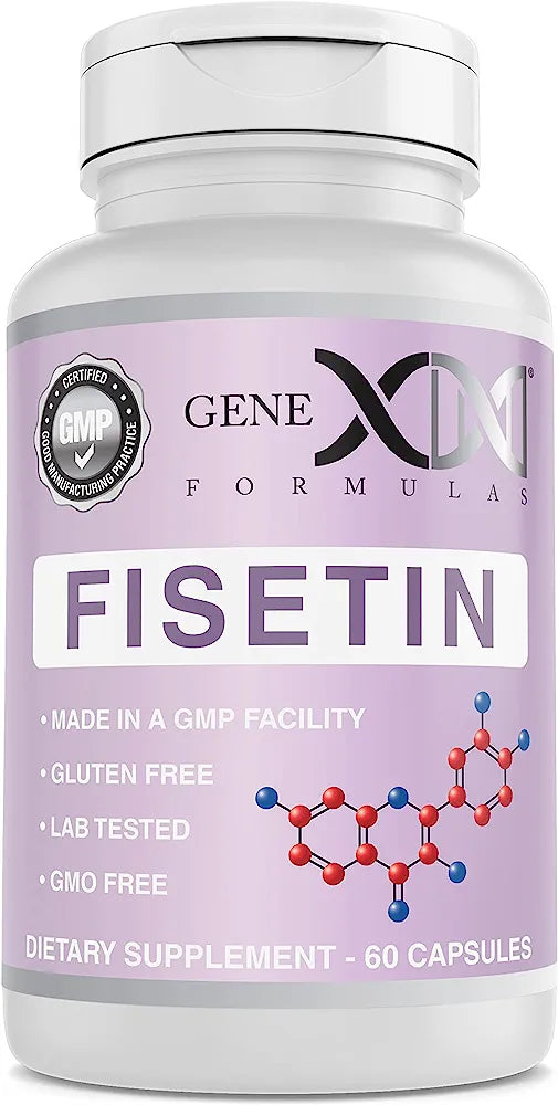 美國製造 GMP GeneX Fisetin 漆黃素 100mg 60粒