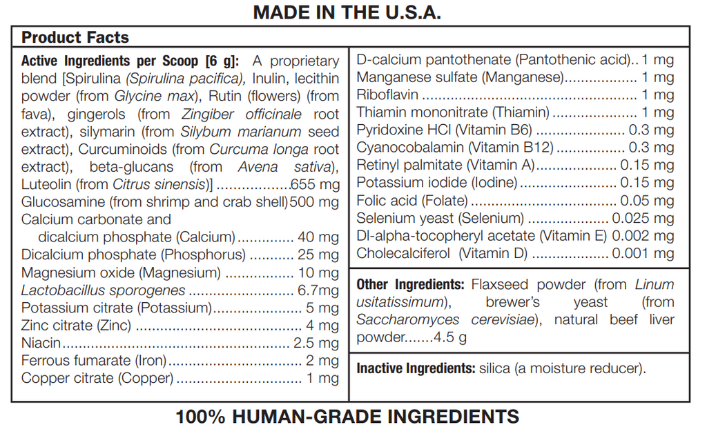 Nutrocept Organ Cytoprotectant (Veterinary Formula) 獸醫配方 全方位天然補充品 180克